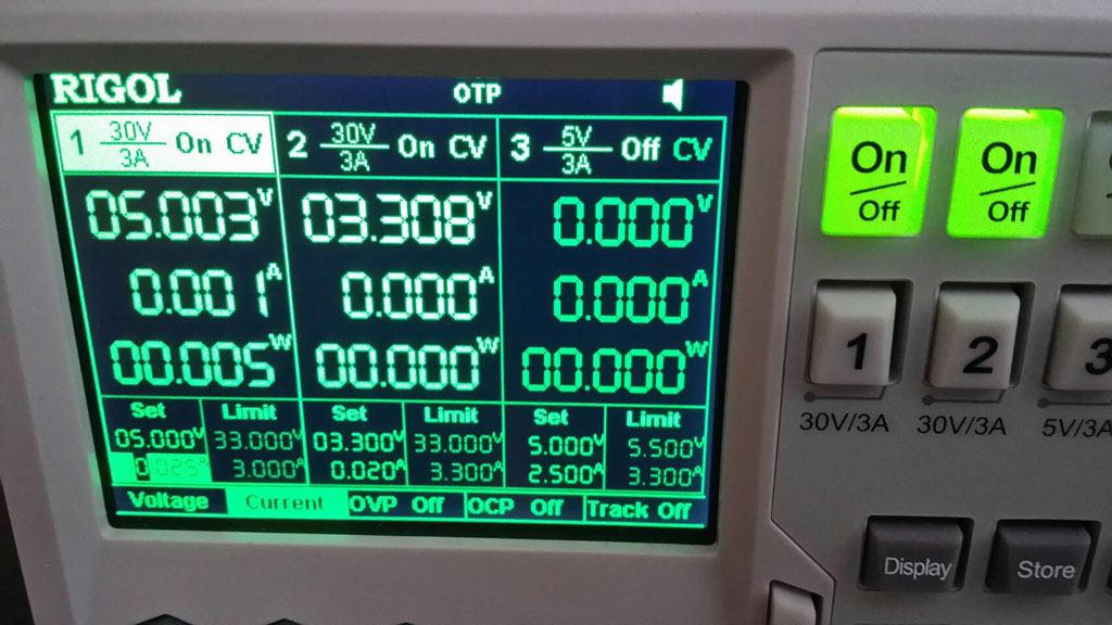 SOCD Input Test Voltage