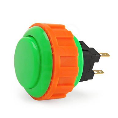 しょう　904545天板穴　ワンタッチロック Sanwa OBSN 24mm Screwbutton - Green - Focus Attack