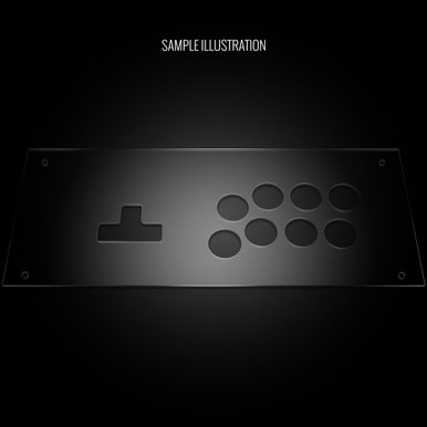 Blank Plexi Cover for MixBox Arcade Panel - Focus Attack