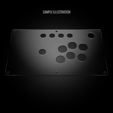 Blank Plexi Cover for Sega Virtua Stick High Grade Panel - Focus