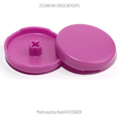 Official Haute42 MX Solid Cross Keycaps: 23.5mm: Violet - Focus Attack