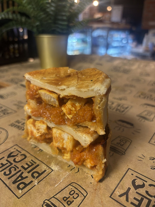 South Indian Garlic Chilli Chicken Pie