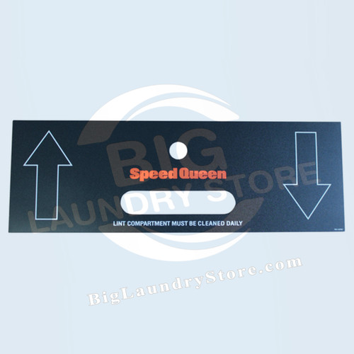 Speed Queen Upper Lint Drawer Overlay - Speed Queen # 70114701