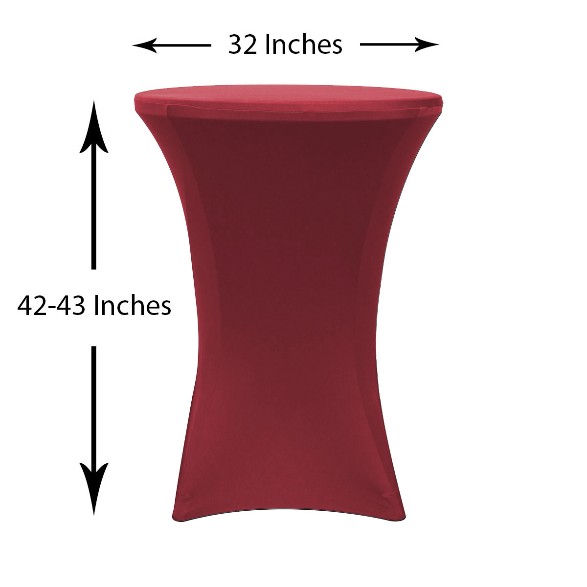 32-inch-highboy-cocktail-spandex-table-covers-burgundy-dimensions.jpg