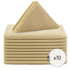 Polyester Pastel Yellow (Pack of 10) Polyester Pastel Yellow (Pack of 10)