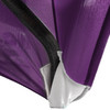 Stretch Spandex 4 ft Rectangular Table Cover Purple