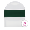 hunter green spandex bands pack of 10