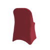 Spandex Folding Chair Cover Burgundy, Wholesale
