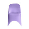 Wholesale Stretch Spandex Folding Chair Cover Lavender