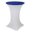 30" Stretch Spandex Table Topper/Cap Royal Blue