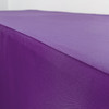 8 ft Fitted Polyester Tablecloth Rectangular Purple seam