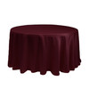 120 Inch Round L'amour Tablecloth Burgundy