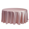 132 Inch Round L'amour Tablecloth Pink