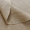 burlap round tablecloth hem