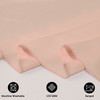 90 x 156 Inch Rectangular L'amour Tablecloth Blush features