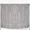 Crinkle Taffeta Drape/Backdrop 12 ft x 97 inches Dark Silver