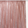 Glitz Sequin on Taffeta Drape/Backdrop 8 ft x 104 Inches Blush