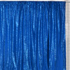 Glitz Sequin on Taffeta Drape/Backdrop 8 ft x 104 Inches Royal Blue