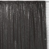 Glitz Sequin on Taffeta Drape/Backdrop 14 ft x 104 Inches Black