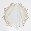 Crinkle Taffeta Cloth Napkins White lifestyle