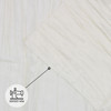 20 Inch Crinkle Taffeta Cloth Napkins Ivory hem