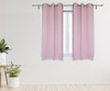 42 X 63 Inch Blackout Polyester Curtains with Grommets Blush