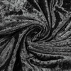 Velvet 10ft x 60" Drape with 4 inch pocket Black Zoom