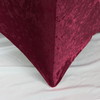 Velvet Spandex 6 Ft Rectangular Table Cover Burgundy