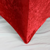 Velvet Spandex 6 Ft Rectangular Table Cover Red