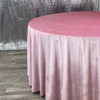 120 Inch Round Royal Velvet Tablecloth Dusty Side Drop