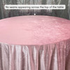 120 Inch Round Royal Velvet Tablecloth Dusty Rose