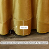 132 Inch Round Royal Velvet Tablecloth Gold Bottom Seam