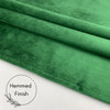 10 Pack 20 Inch Royal Velvet Cloth Napkins Emerald Green Hem