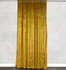  Velvet 12 ft x 60 Inch Drape with 4 Inch Pocket Gold