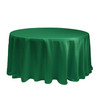 120 Inch Round L'amour Tablecloth Emerald Green