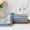 10 Pack 20 Inch Crushed Velvet Cloth Napkins Dusty Blue pack of 10