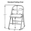 folding chair cover dimensions