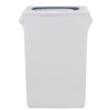 23 Gallon Spandex Slim Jim Narrow Trash Can Cover White