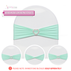mint spandex chair band designs