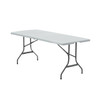 6 ft Fitted Rectangular Polyester Tablecloths Table