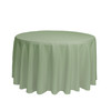 108 Inch Round Polyester Tablecloth Sage