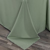 90 x 156 Inch Rectangular Polyester Tablecloth Sage Corner 