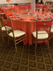 coral tablecloths