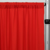 Stretch Spandex 12ft x 60" Drape/Backdrop Red zoom