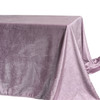 90 x 156 Inch Rectangular Velvet Tablecloth Dusty Mauve zoom