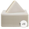 20 inch Polyester Cloth Napkins Ivory pack of 10