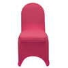 Spandex Banquet Chair Cover Fuchsia front