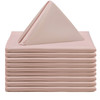 10 Pack 20 Inch L'amour Satin Napkins Blush
