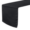 Black Table Runners, Lamour Table Runners for Weddings and Events