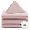 20 inch Polyester Cloth Napkins Blush pack of 10